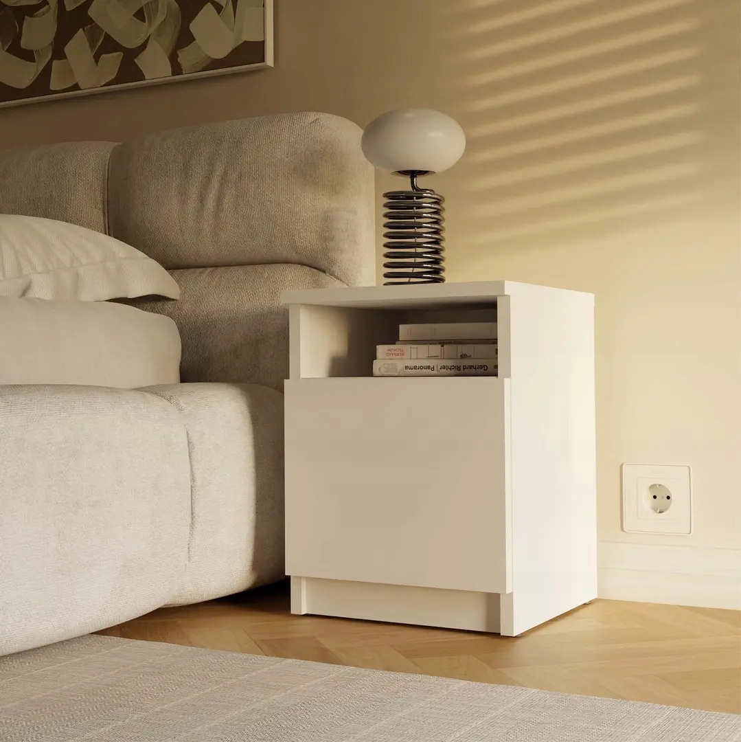 Тумба прикроватная TopEshop Galax 30 1D (White)