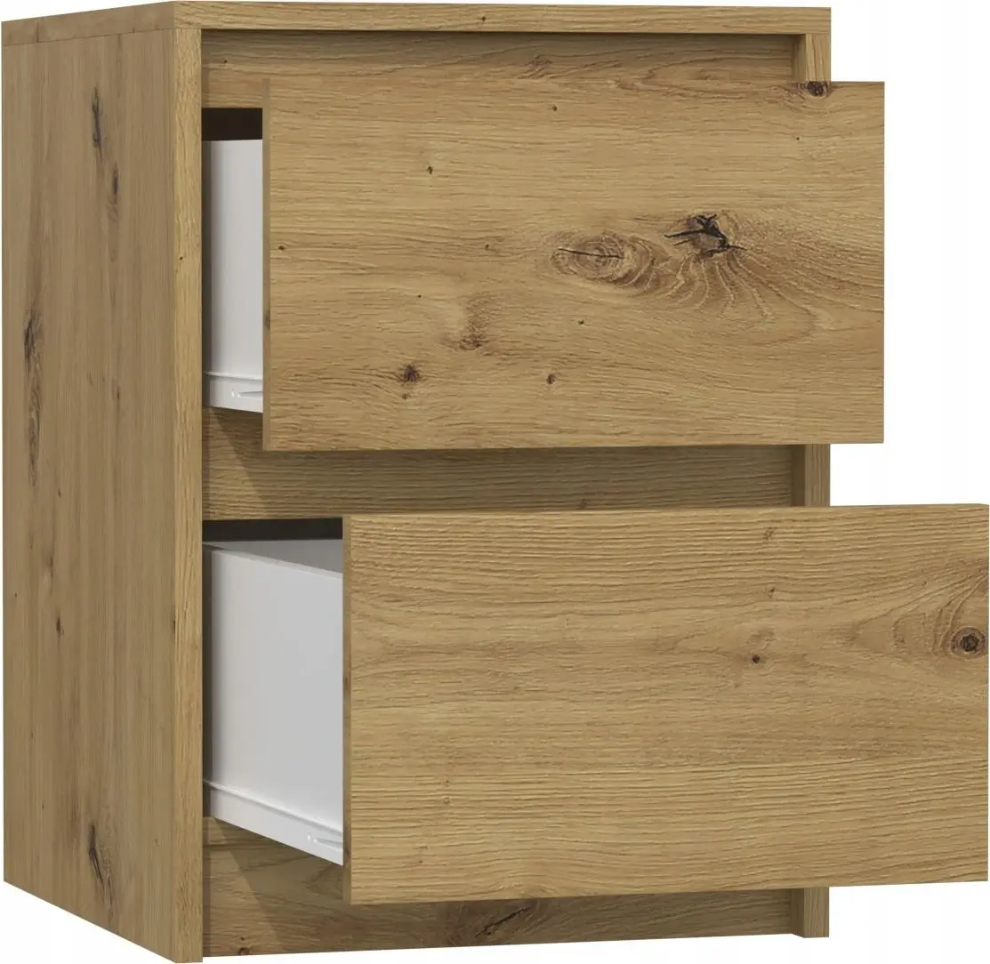 Тумба прикроватная TopEshop Karo K2 (Artisan Oak)