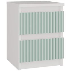 Тумба прикроватная TopEshop Malwa M2 Arteso (White/Mint) Thumb