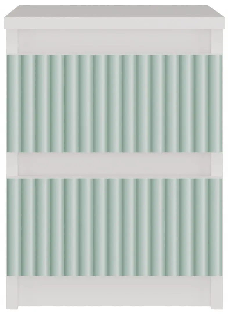 Тумба прикроватная TopEshop Malwa M2 Arteso (White/Mint)