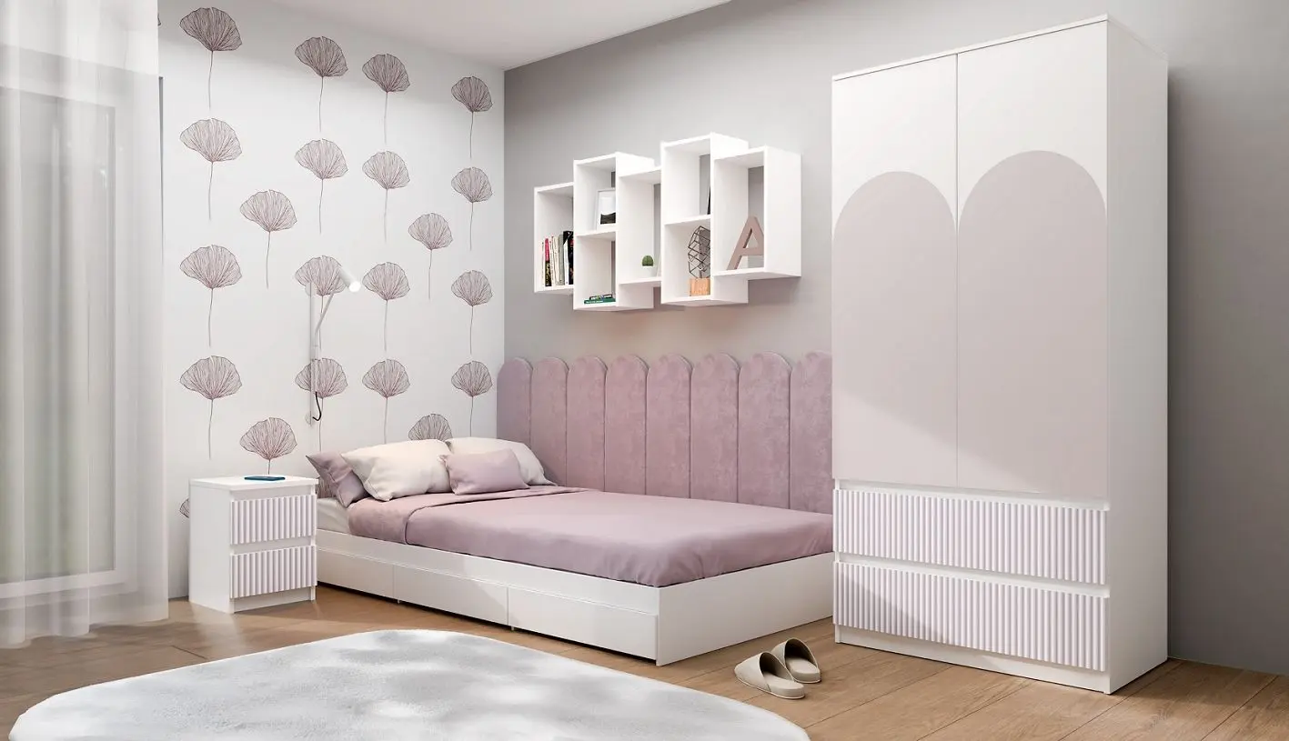 Noptiera TopEshop Malwa M2 Arteso (White/Pink)