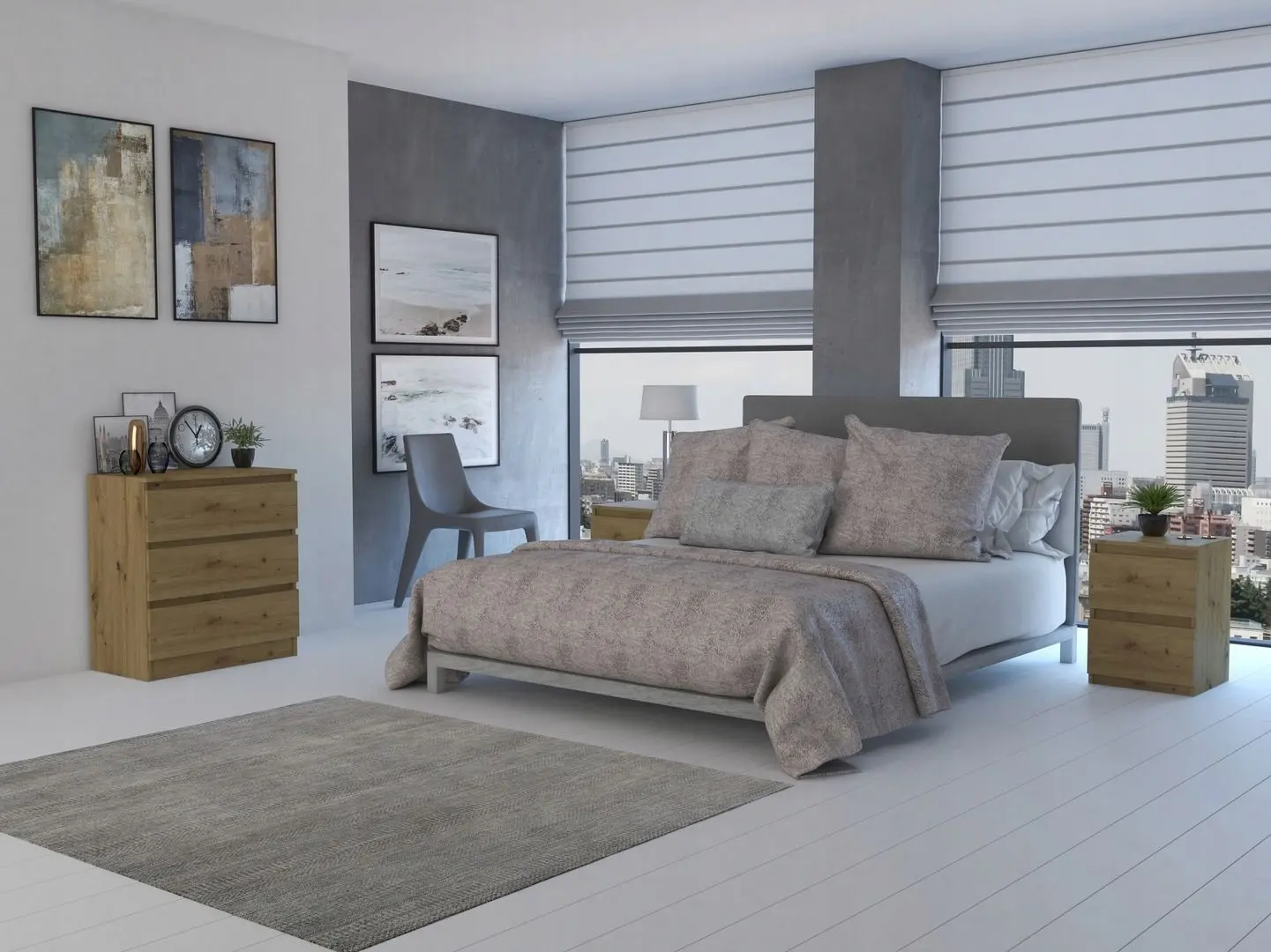 Noptiera TopEshop Malwa M2 (Artisan Oak)