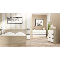 Noptiera TopEshop Malwa M2 (Sonoma Oak/White) Thumb