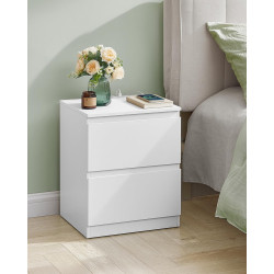 Набор прикроватных тумбочек Vasagle Kailyn LET821W02 (White) Thumb
