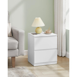 Набор прикроватных тумбочек Vasagle Kailyn LET821W02 (White) Thumb