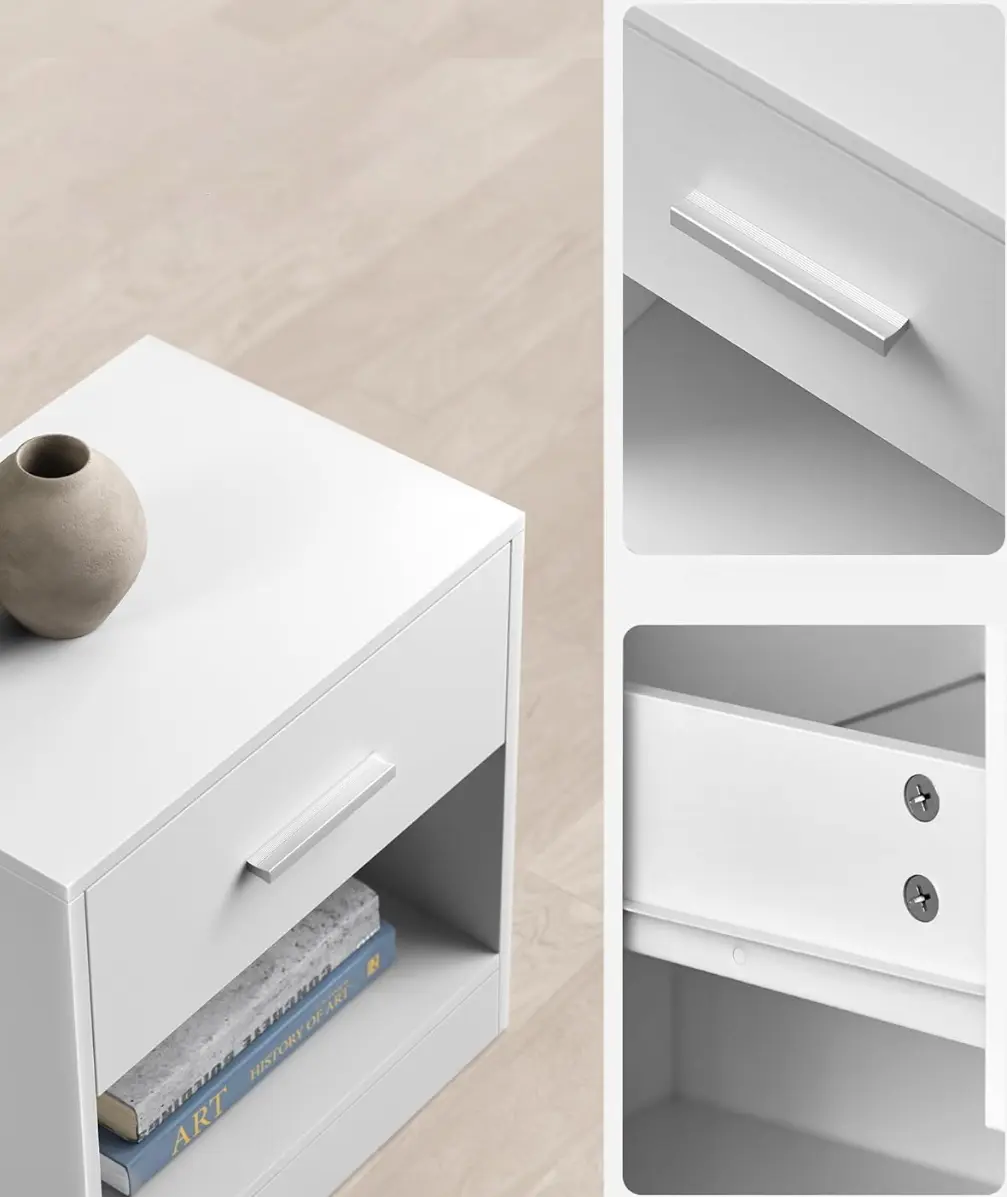 Set de noptiere Vasagle LET819T14 (White)