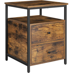 Noptiera Vasagle LET067B01 (Rustic Brown/Black) Thumb