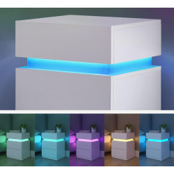 Тумба прикроватная Vasagle LET630T10 (White) Thumb