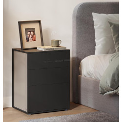 Noptiera Vasagle LET778B01 (Ink Black/Cappuccino)