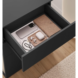 Noptiera Vasagle LET778B01 (Ink Black/Cappuccino) Thumb