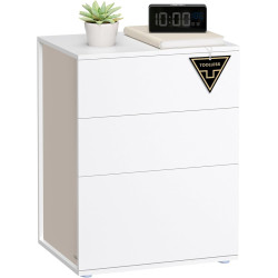 Noptiera Vasagle LET778W01 (White/Cappuccino) Thumb