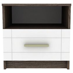 Noptiera Yasen Tenessi MDF (Ilm Bergamo/White Gloss)