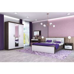 Noptiera Yasen Tenessi MDF (Ilm Bergamo/White Gloss) Thumb