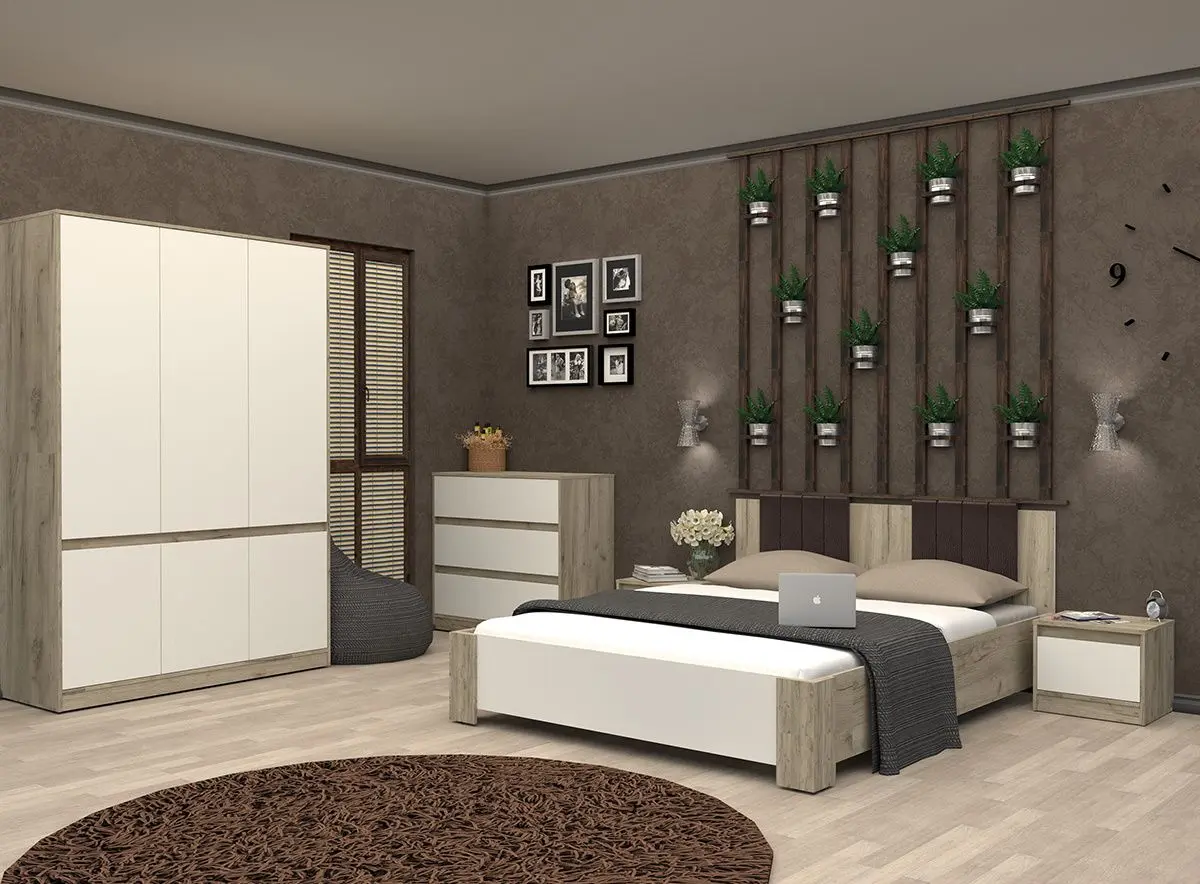 Noptiera Yasen Venera (Craft Gray Oak/White)