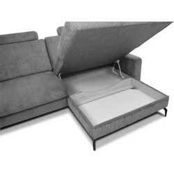 Canapea de colt Charmbed Bristol Mono 03 (Light Grey) Thumb