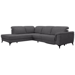 Canapea de colt Charmbed Cornwall Mono 07 stanga (Dark Grey) Thumb