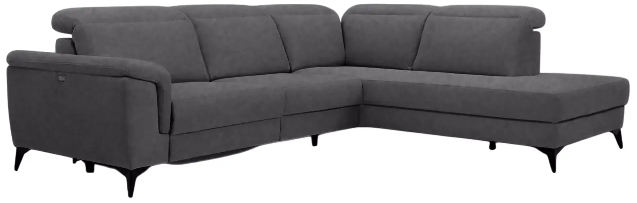 Canapea de colt Charmbed Cornwall Mono 07 dreapta (Dark Grey) - 2