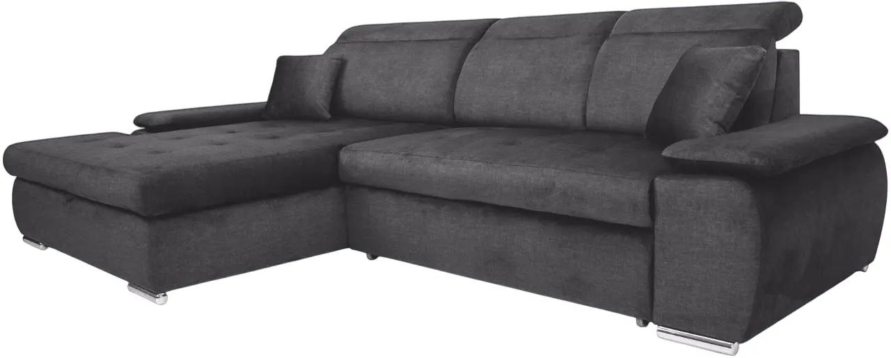 Диван угловой Charmbed Lester Mono 07 лево (Dark Grey) - 2