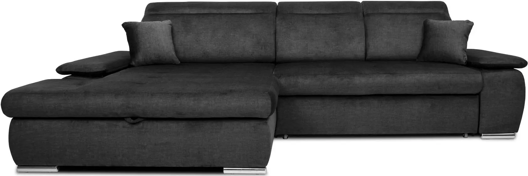 Диван угловой Charmbed Lester Mono 07 лево (Dark Grey) - 3