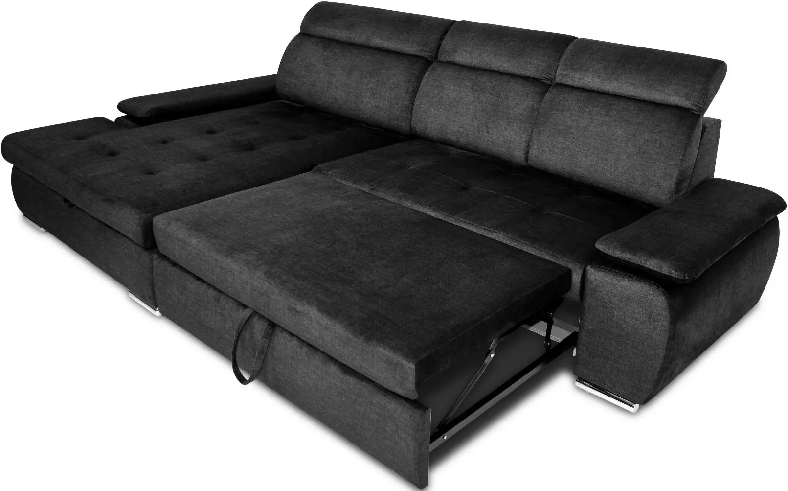 Диван угловой Charmbed Lester Mono 07 лево (Dark Grey) - 4