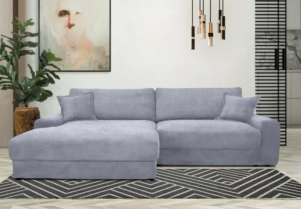 Диван угловой Charmbed Napoli Whisper 17 лево (Grey)