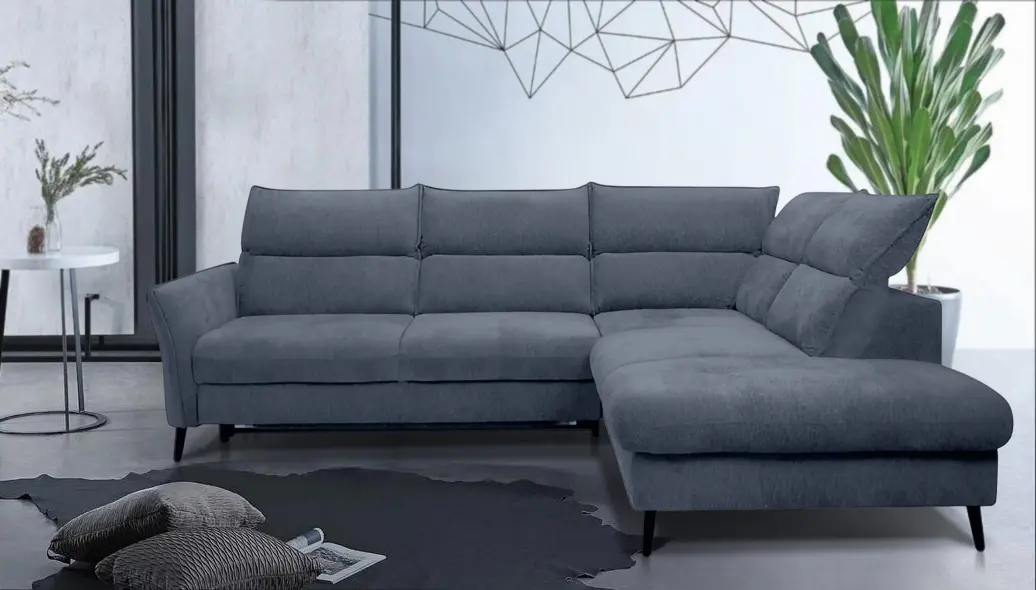 Диван угловой Charmbed Orlean Whisper 15 право (Steel Grey)