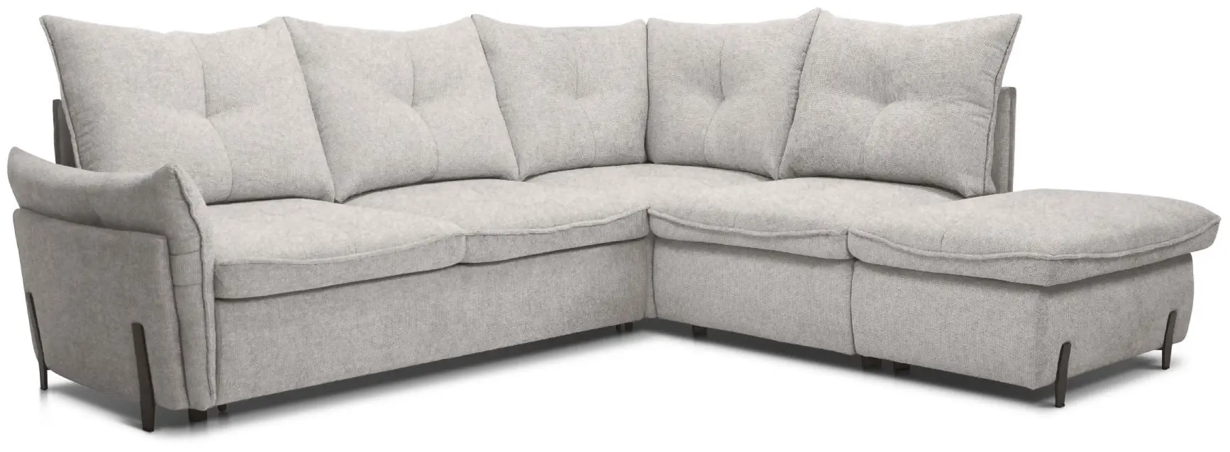Canapea de colt Charmbed Rimini Mono 03 dreapta (Light Grey) - 2