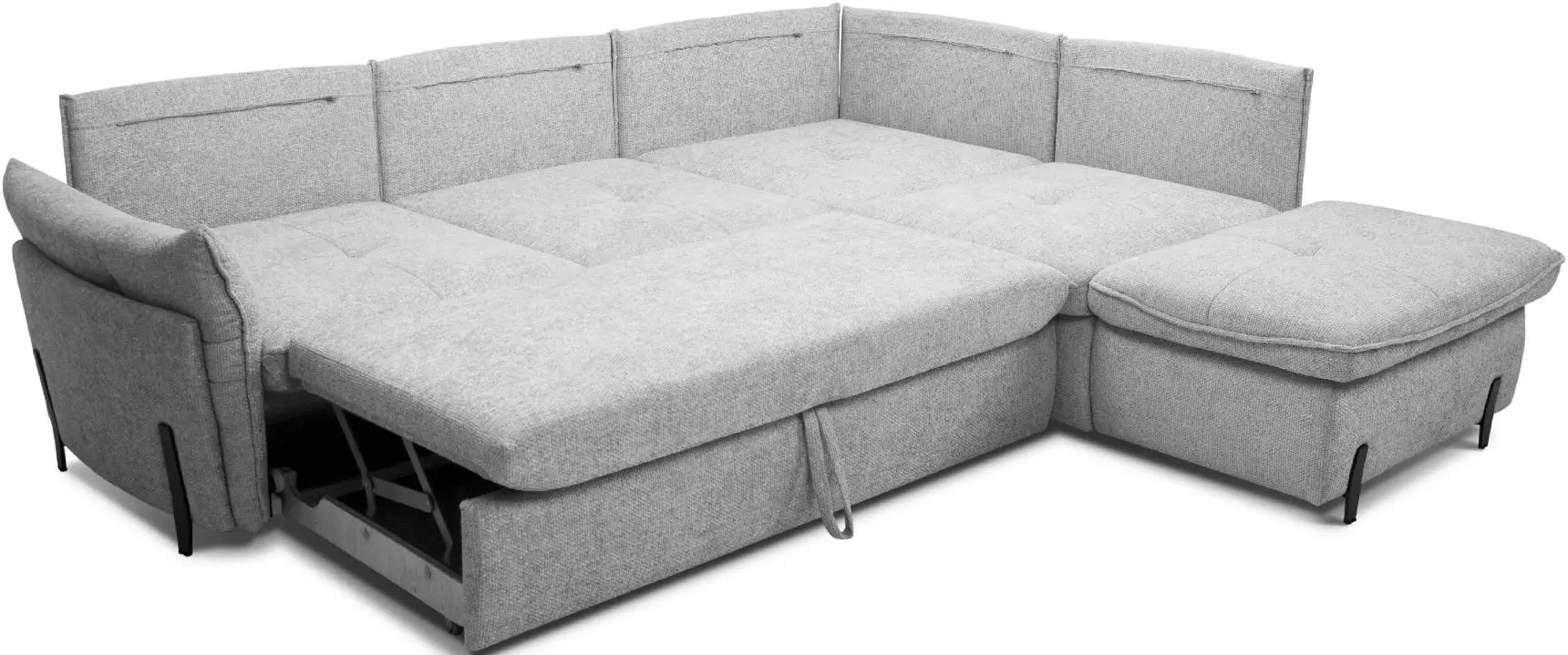 Canapea de colt Charmbed Rimini Mono 03 dreapta (Light Grey) - 7
