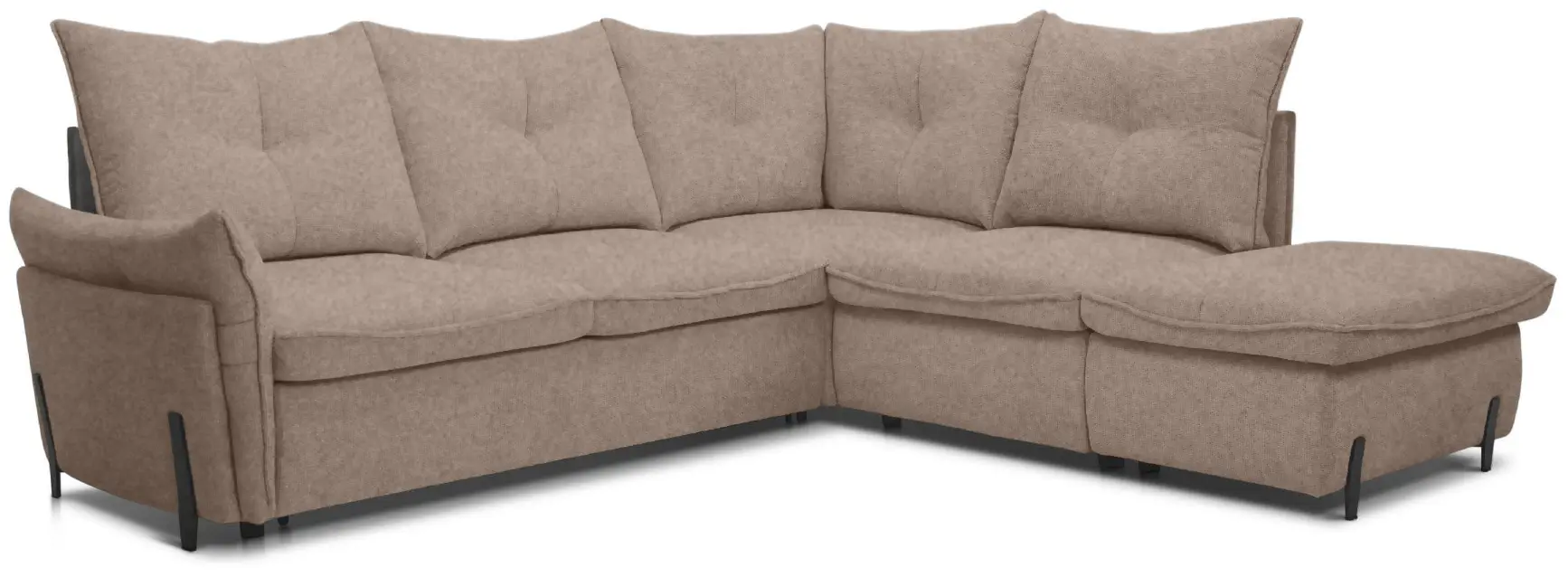 Canapea de colt Charmbed Rimini Mono 04 dreapta (Light Brown) - 2