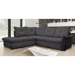 Canapea de colt Charmbed Rimini Mono 07 stanga (Dark Brown)