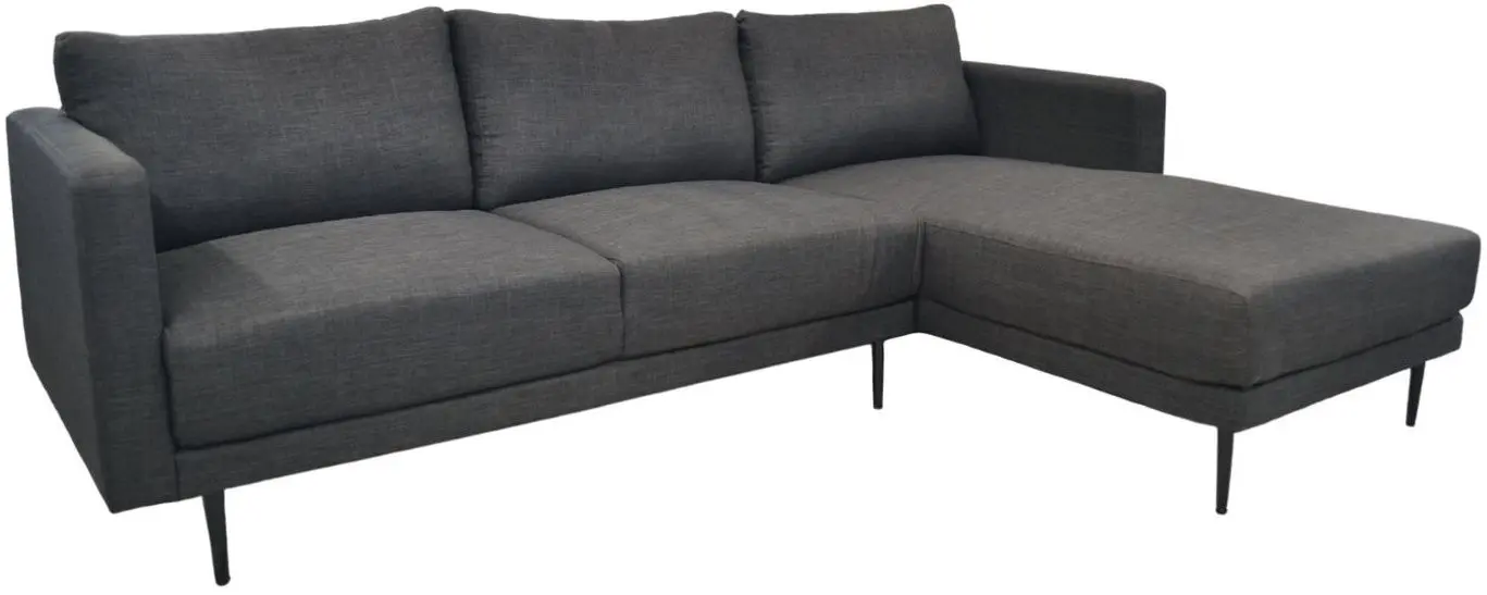 Canapea de colt DP Era Right (Dark Grey)