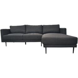 Canapea de colt DP Era Right (Dark Grey)