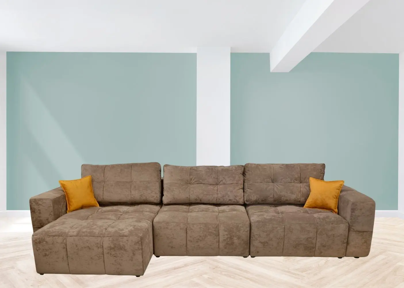 Canapea de colt DP Sydney Maxi (Brown)