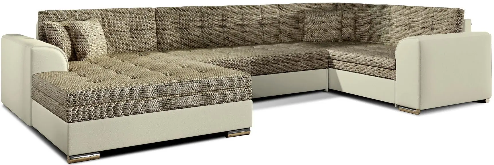 Canapea in forma de U Eltap Damario Berlin 03/Soft 33 Left (Beige/Cream)