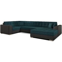 Canapea in forma de U Eltap Damario Dora 85/Dora 96 Right (Turquoise/Anthracite)