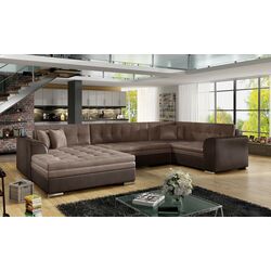 Canapea in forma de U Eltap Damario Monolith 09/Monolith 29 Right (Brown Light/Brown Dark) Thumb