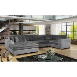 Диван П-образный Eltap Damario Monolith 97/Monolith 84 Left (Dark Graphite/Gray Light) Thumb