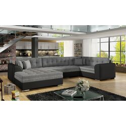 Canapea in forma de U Eltap Damario Sawana 21/Soft 11 Left (Gray/Black) Thumb