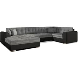 Canapea in forma de U Eltap Damario Sawana 21/Soft 11 Left (Gray/Black)