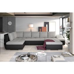 Canapea in forma de U Eltap Giovanni Berlin 01/Soft 11 Left (Gray/Black) Thumb