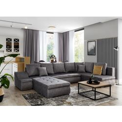 Canapea in forma de U Eltap Giovanni Berlin 02/Soft 11 Left (Black) Thumb