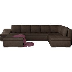 Canapea in forma de U Eltap Giovanni Dora 28 Left (Dark Brown)