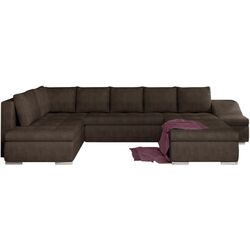 Canapea in forma de U Eltap Giovanni Dora 28 Left (Dark Brown)