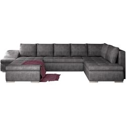 Canapea in forma de U Eltap Giovanni Dora 90 Left (Gray)