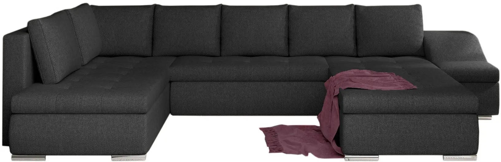 Canapea in forma de U Eltap Giovanni Inari 96 Right (Gray Dark)