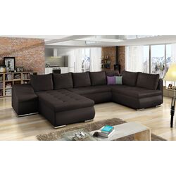 Canapea in forma de U Eltap Giovanni Left Soft 66 (Brown)