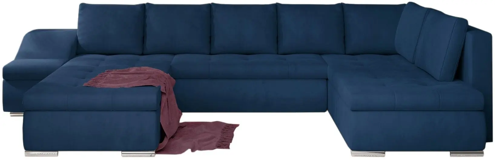 Диван П-образный Eltap Giovanni Monolith 77 Left (Blue)