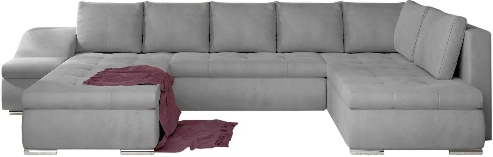 Диван П-образный Eltap Giovanni Monolith 84 Left (Gray Light)