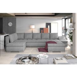 Canapea in forma de U Eltap Giovanni Monolith 84 Right (Gray Light) Thumb