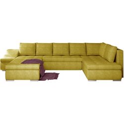 Canapea in forma de U Eltap Giovanni Omega 68 Left (Yellow)